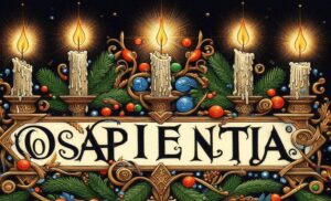 First Antiphon: O Sapientia (Dec. 17th)