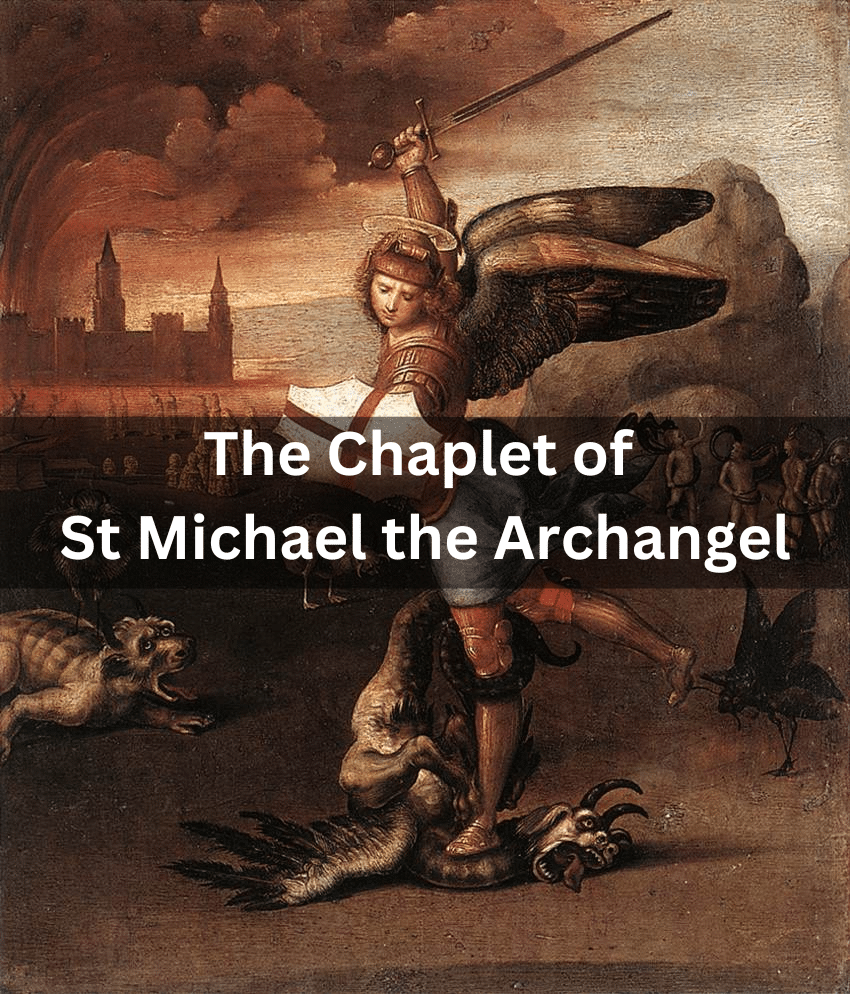 the chaplet of st michael the archangel