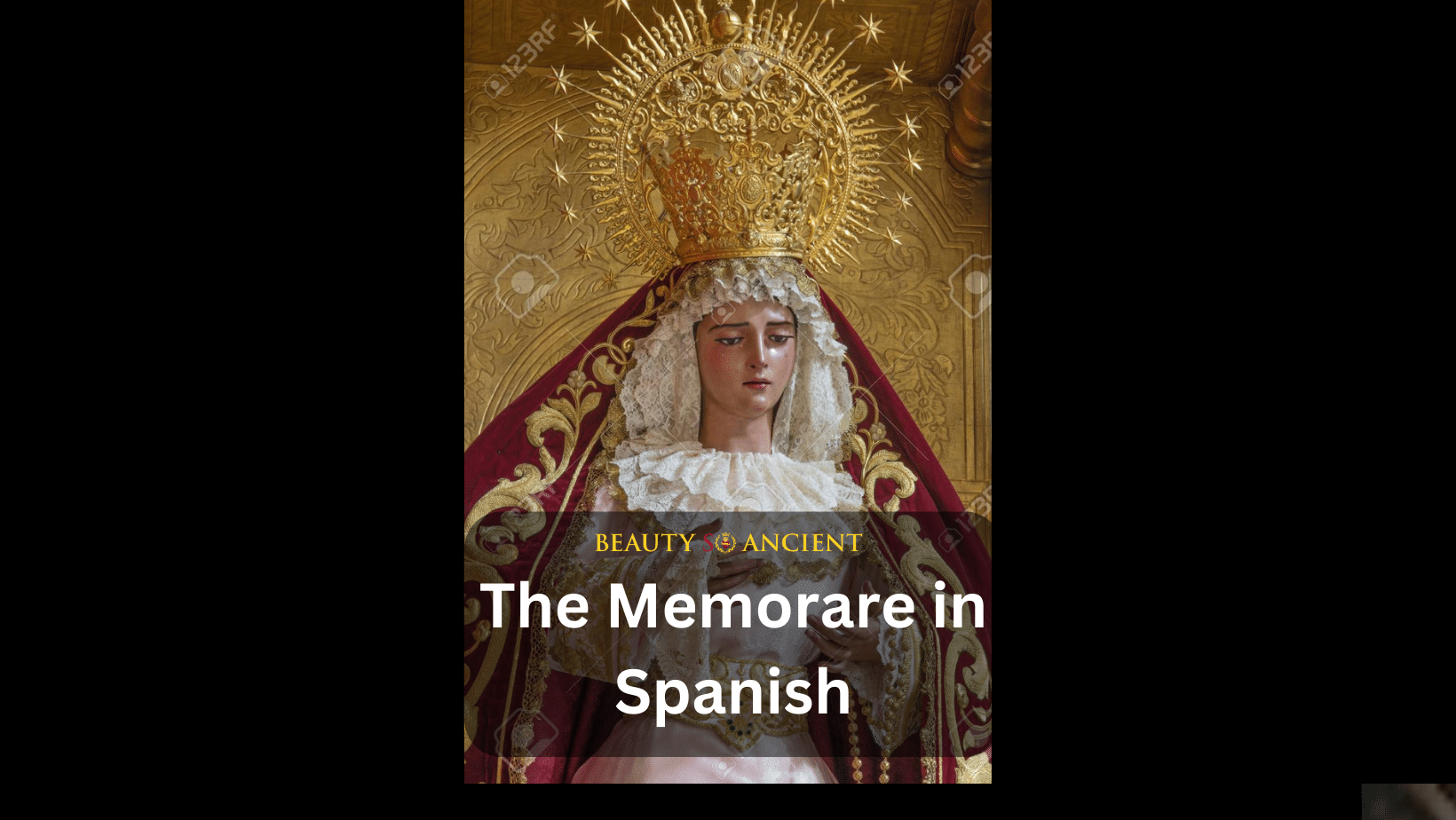 memorare in spanish