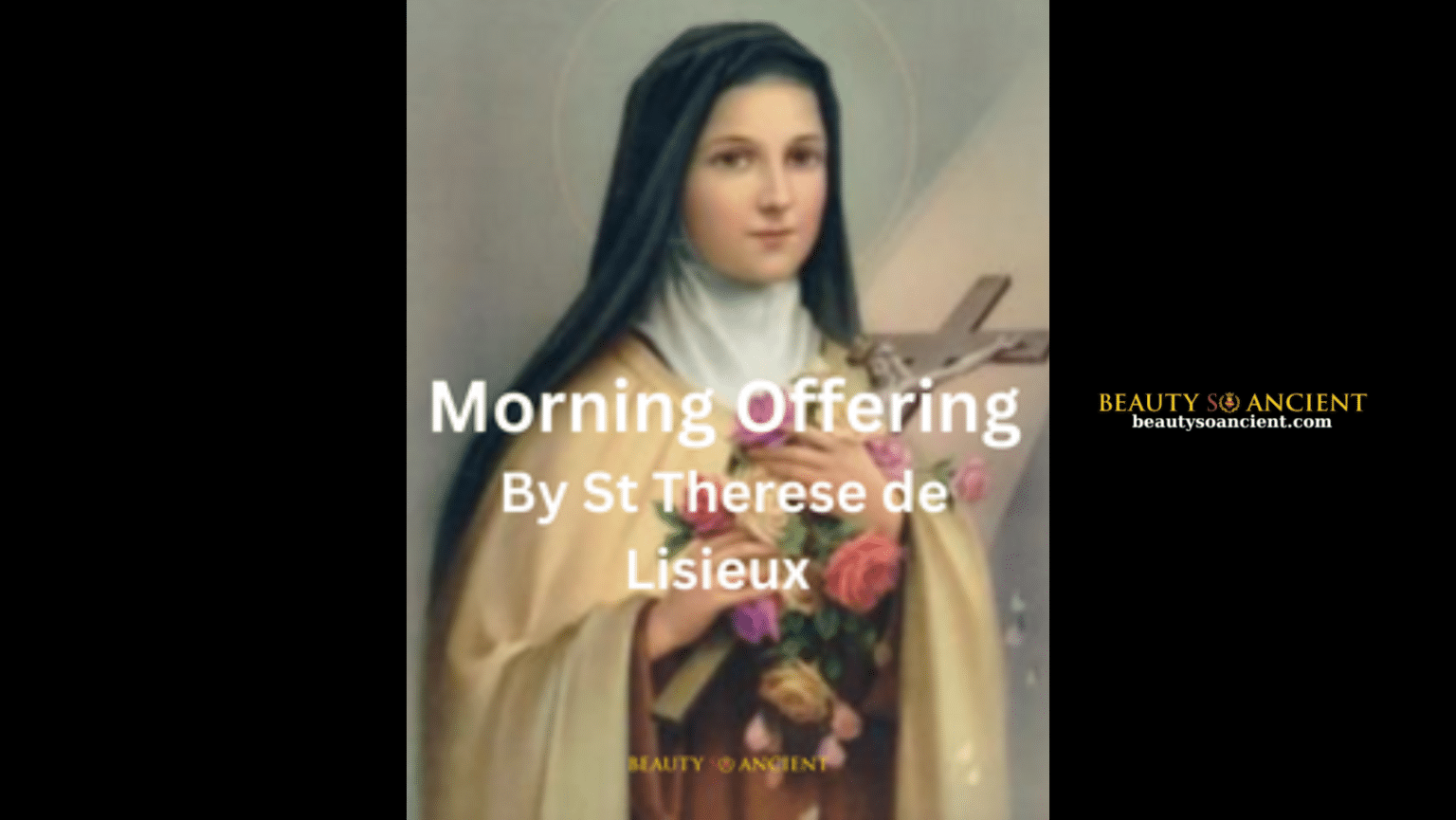 morning offering by st therse