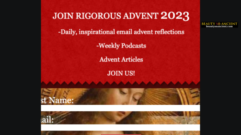 Sign Up For Rigorous Advent 2023